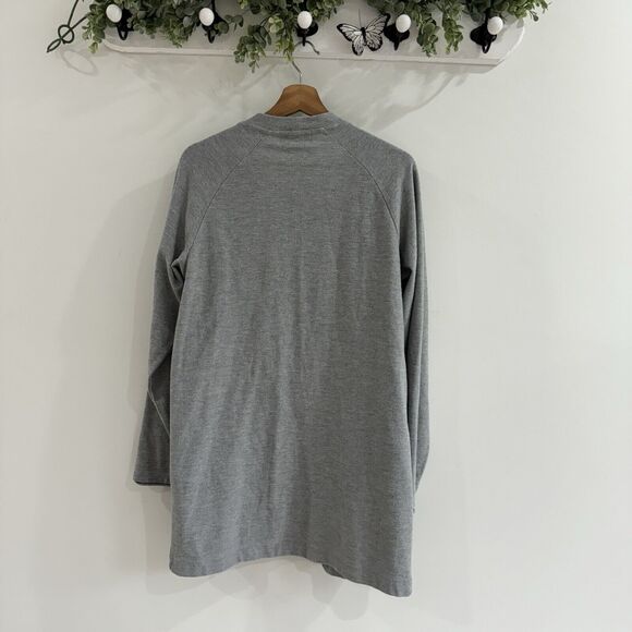 azul by moussy Grey Knit Long Cardigan Sweater Pockets XL - Picture 2 of 5